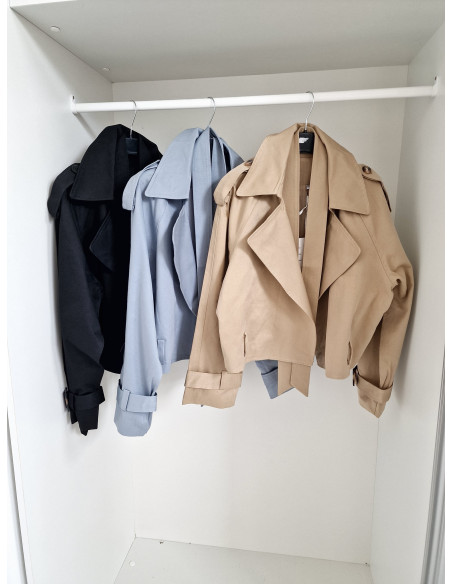 Krótki trencz 9385 2