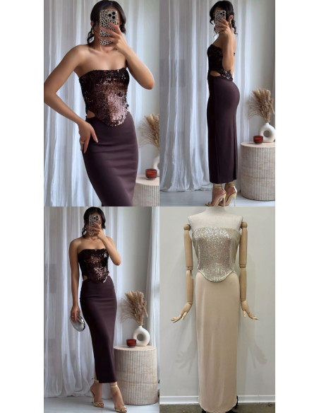 Sukienka cekiny 10320 2