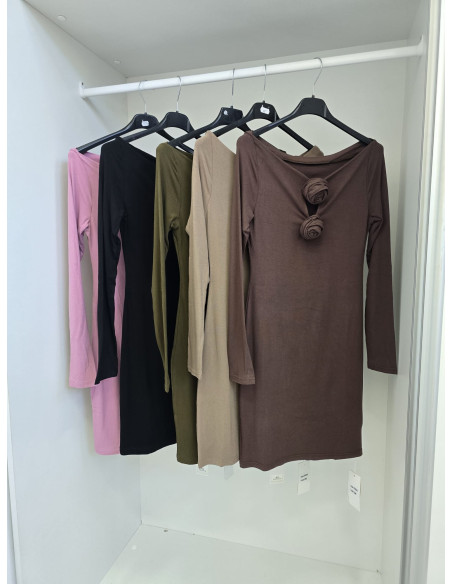 Wiskozowa sukienka Rose 3045