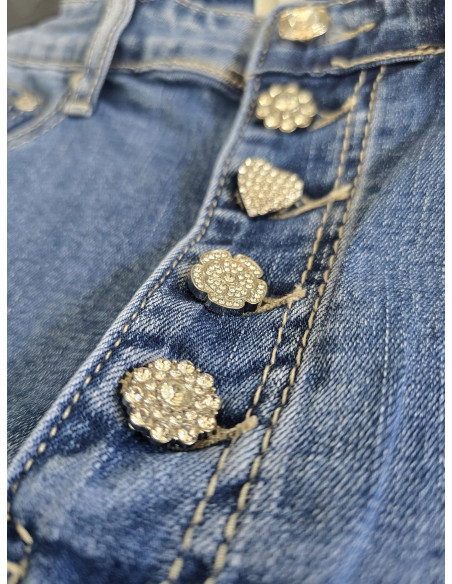 Spódnica jeans 8208