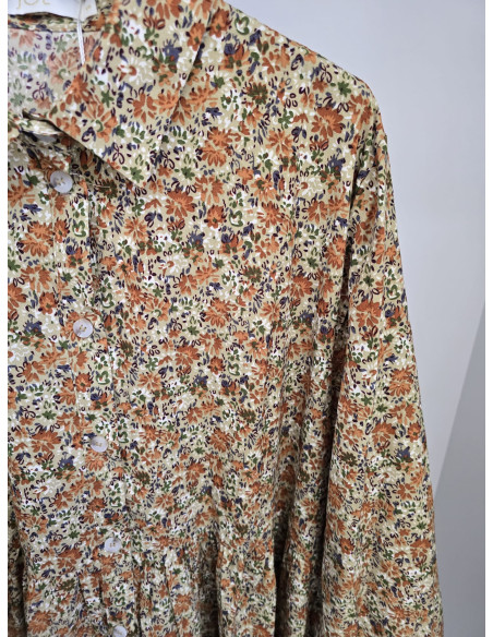 Sukienka oversize 13274 zielona