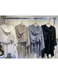 Wiskozowe ponczo G139