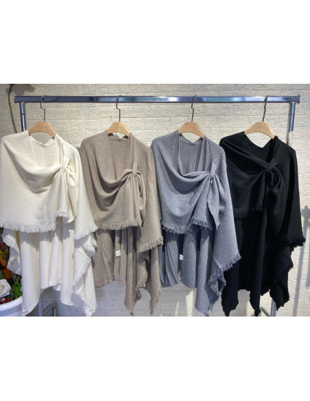 Wiskozowe ponczo G139