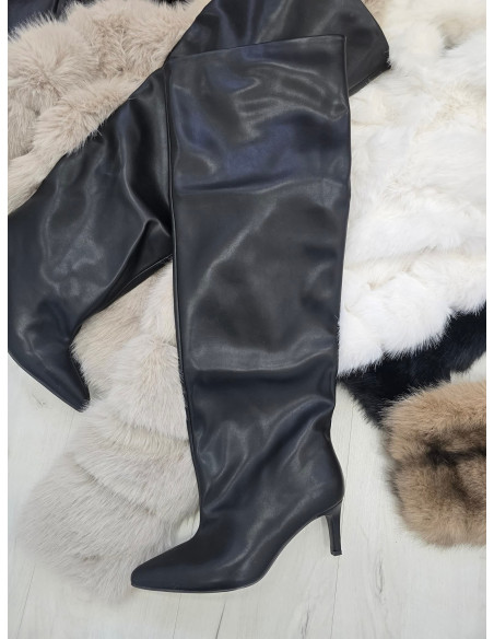 Kozaki long z szeroką cholewką K5 2