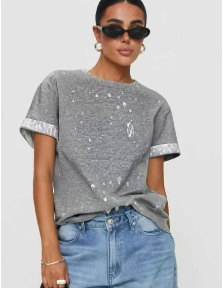 Bluzka z koronką 6153 2