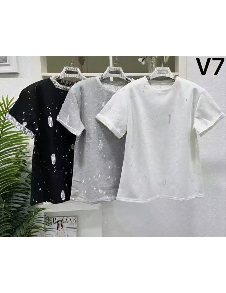 Bluzka z koronką 6153