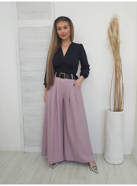 Eleganckie spodnie palazzo 190115