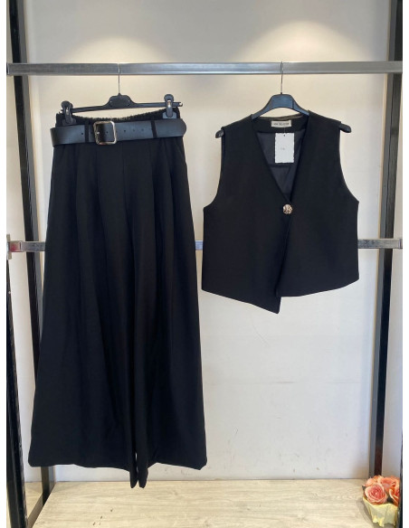 Eleganckie spodnie palazzo 190115