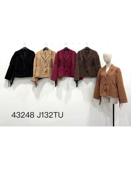 Kurtka frędzle 43248