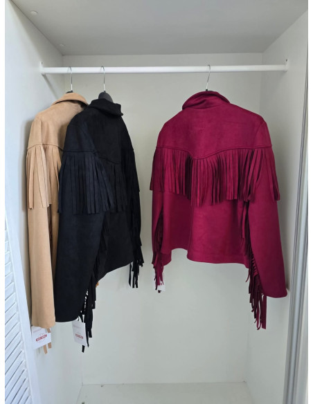 Kurtka frędzle 43248