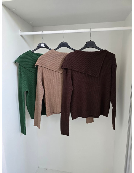 Sweter prążek 1505