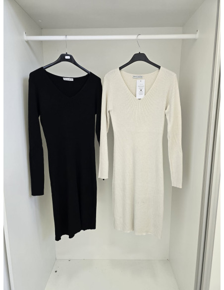 Sukienka wiskoza prążek 98016