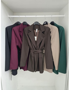 Marynarka z paskiem 8507