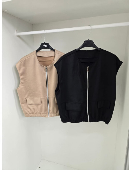 Kamizelka zamsz 3480