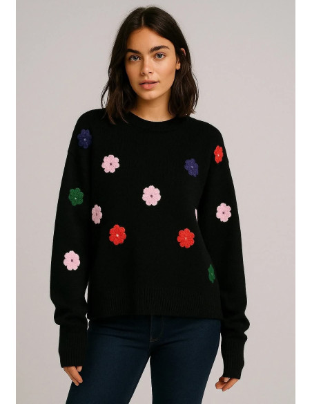 Wiskozowy sweter 3D 5387 2