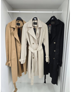 Płaszcz Coco zamsz 2329