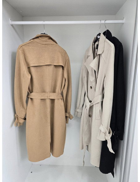 Płaszcz Coco zamsz 2329