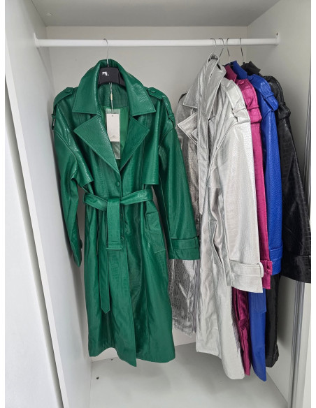 Skórzany trencz 2295