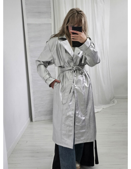 Skórzany trencz 2295