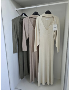 Komplet sukienka maxi 8250