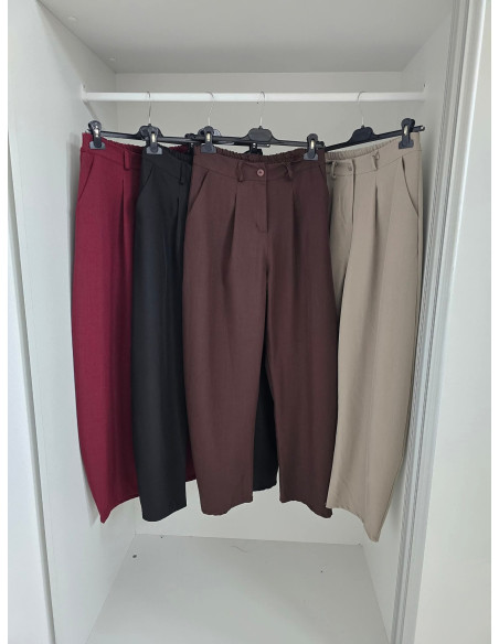 Spodnie baloon materiałowe 18039