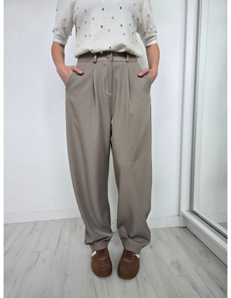 Spodnie baloon materiałowe 18039