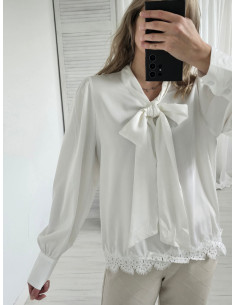 Bluzka z wiązaniem 3149