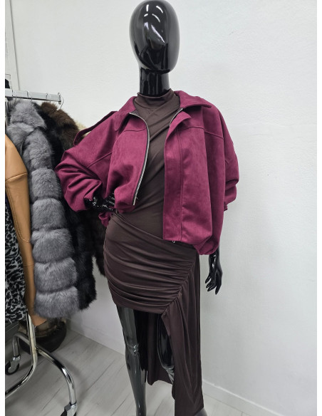 Kurtka zamsz 10338 2