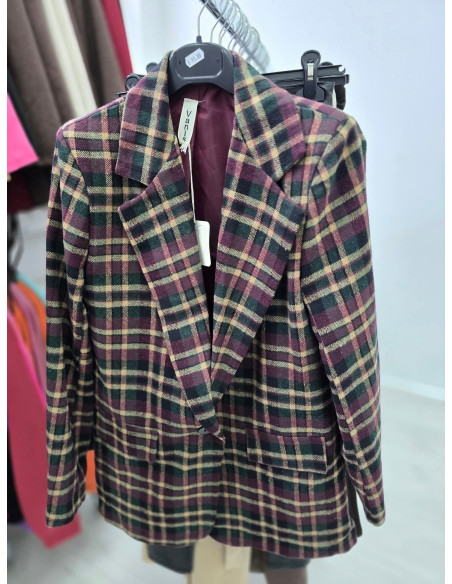 Marynarka krata 25973 2