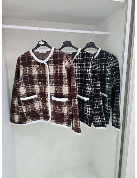 Dwurzędowy kardigan alpaka 5184