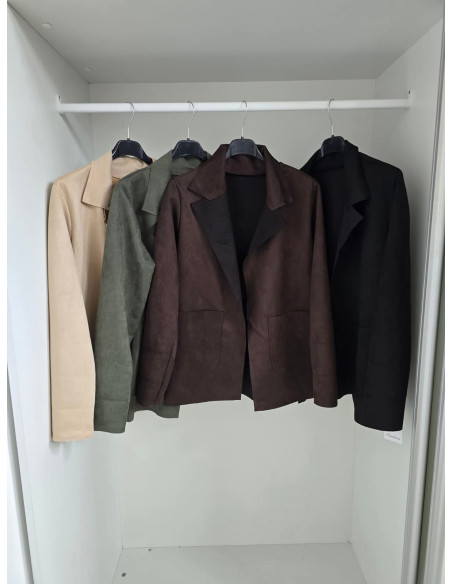 Marynarka zamsz 5712