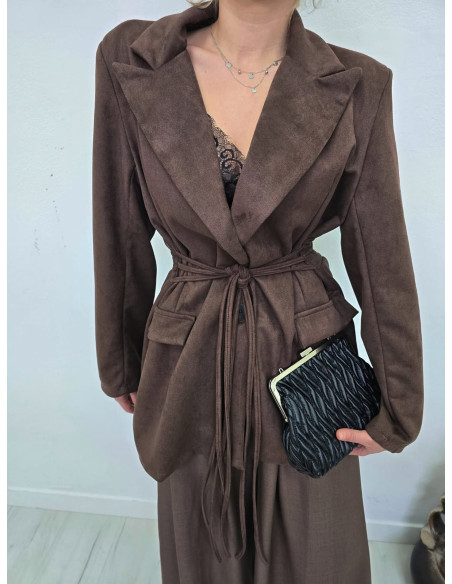 Zamszowa marynarka 2681