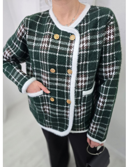 Dwurzędowy kardigan alpaka 5184