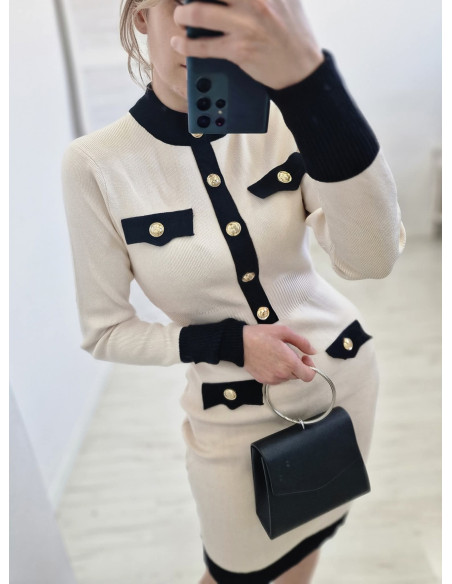 Dzianinowa sukienka 18078