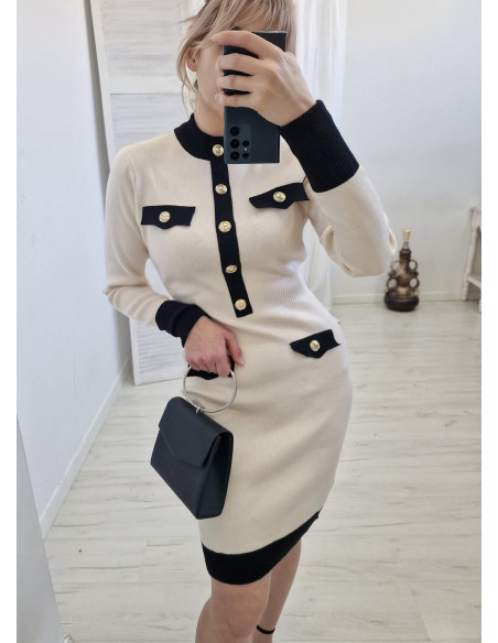 Dzianinowa sukienka 18078