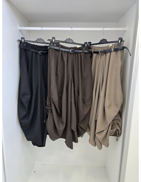 Spodnie z efektem spódnicy 8559