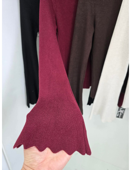 Bluzka kloszowane rękawy 3195