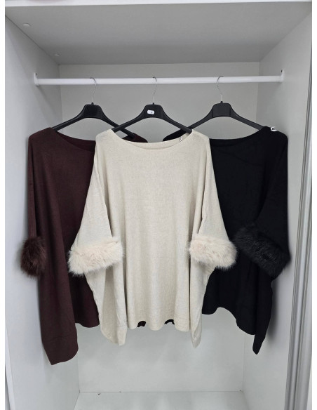 Sweter ponczo G221