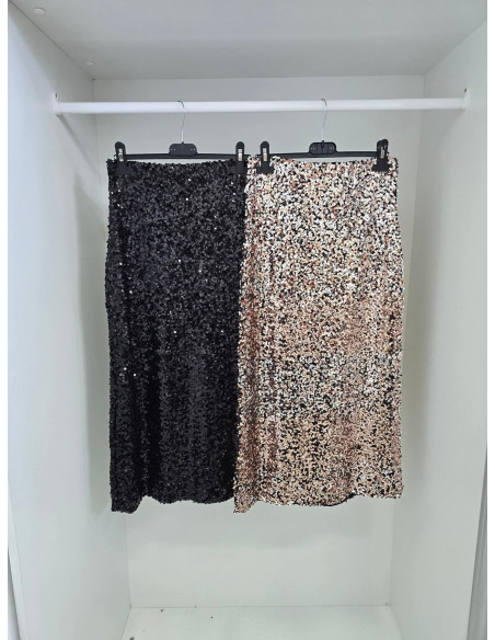 Spódnica cekiny midi 6656