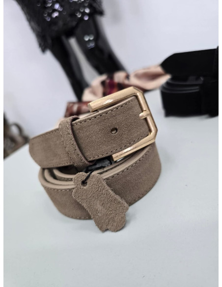 Pasek naturalny zamsz PZ39 2