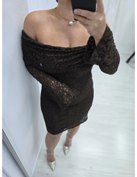 Sukienka koronka Size Plus 1349