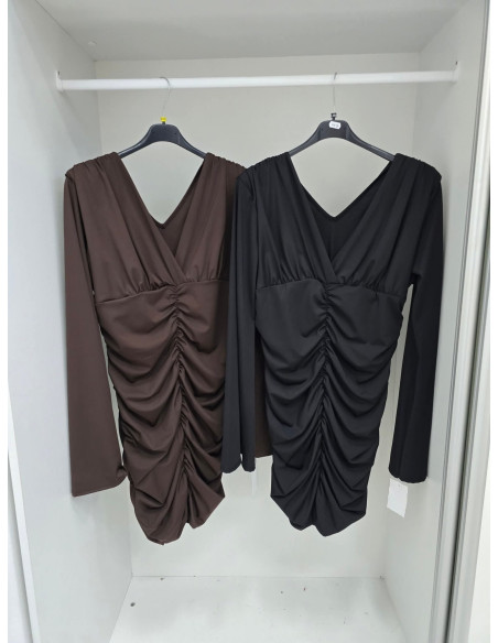 Sukienka drapowana size plus 1329