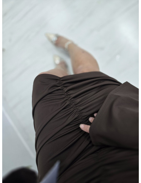 Sukienka drapowana size plus 1329