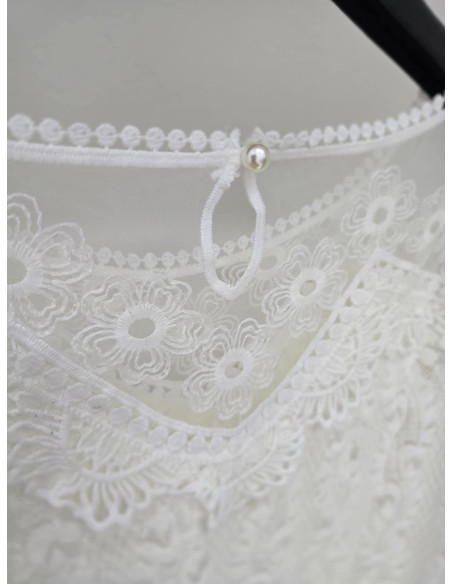 Bluzka koronka Size Plus 4008