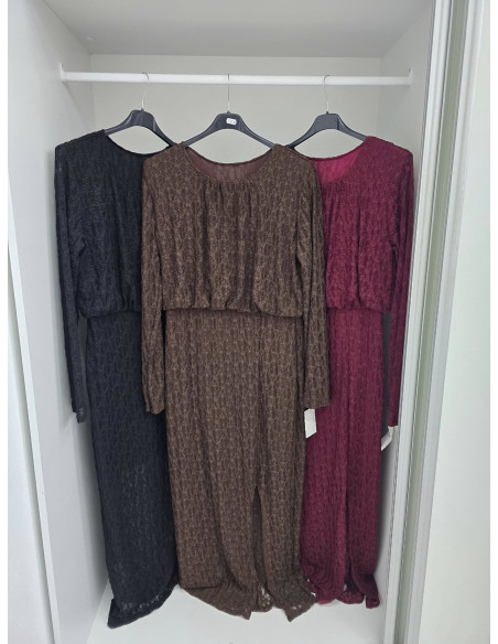 Koronkowa sukienka plus size 1346