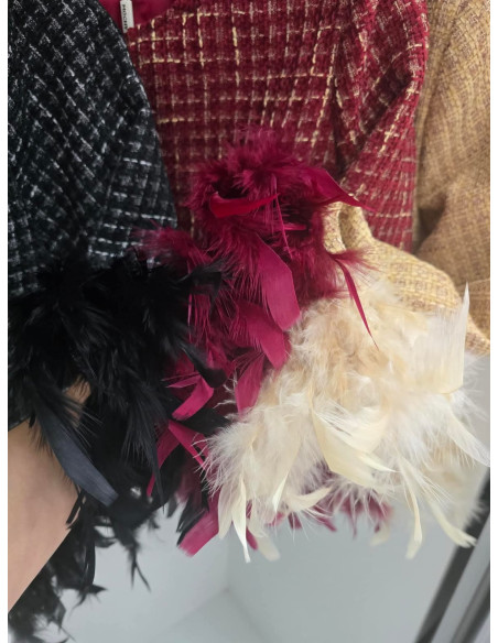 Tweedowa marynarka pióra 1170