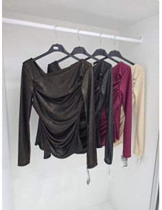 Bluzka drapowana lucido 37333