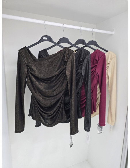 Bluzka drapowana lucido 37333