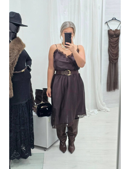 Top satyna Plus Size 11398