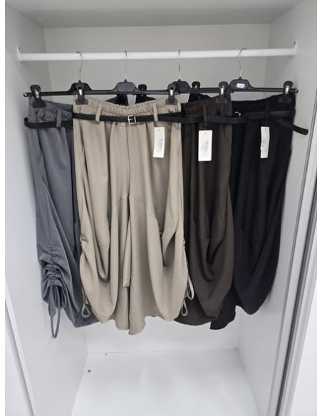 Spodnie z efektem spódnicy 8559